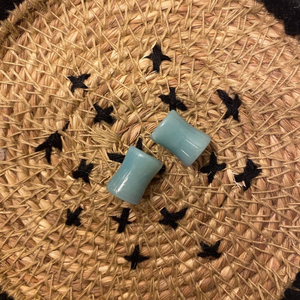NWOT Amazonite Stone Ear Plugs